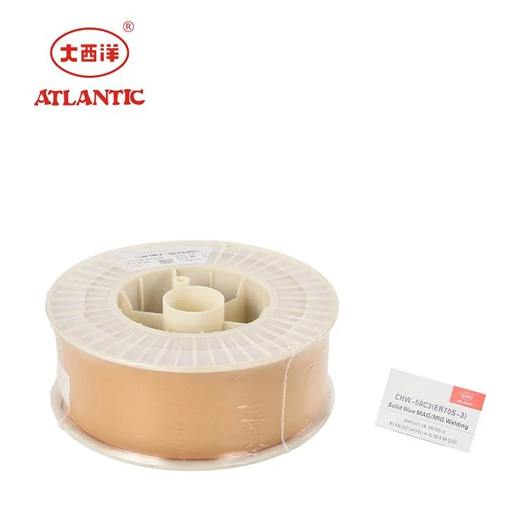 Atlantic Solid MIG Wire Er70s-3 Welding Wire Drums Packing Sg1 Carbon Steel Welding Wire Zinc Coated Material Welding