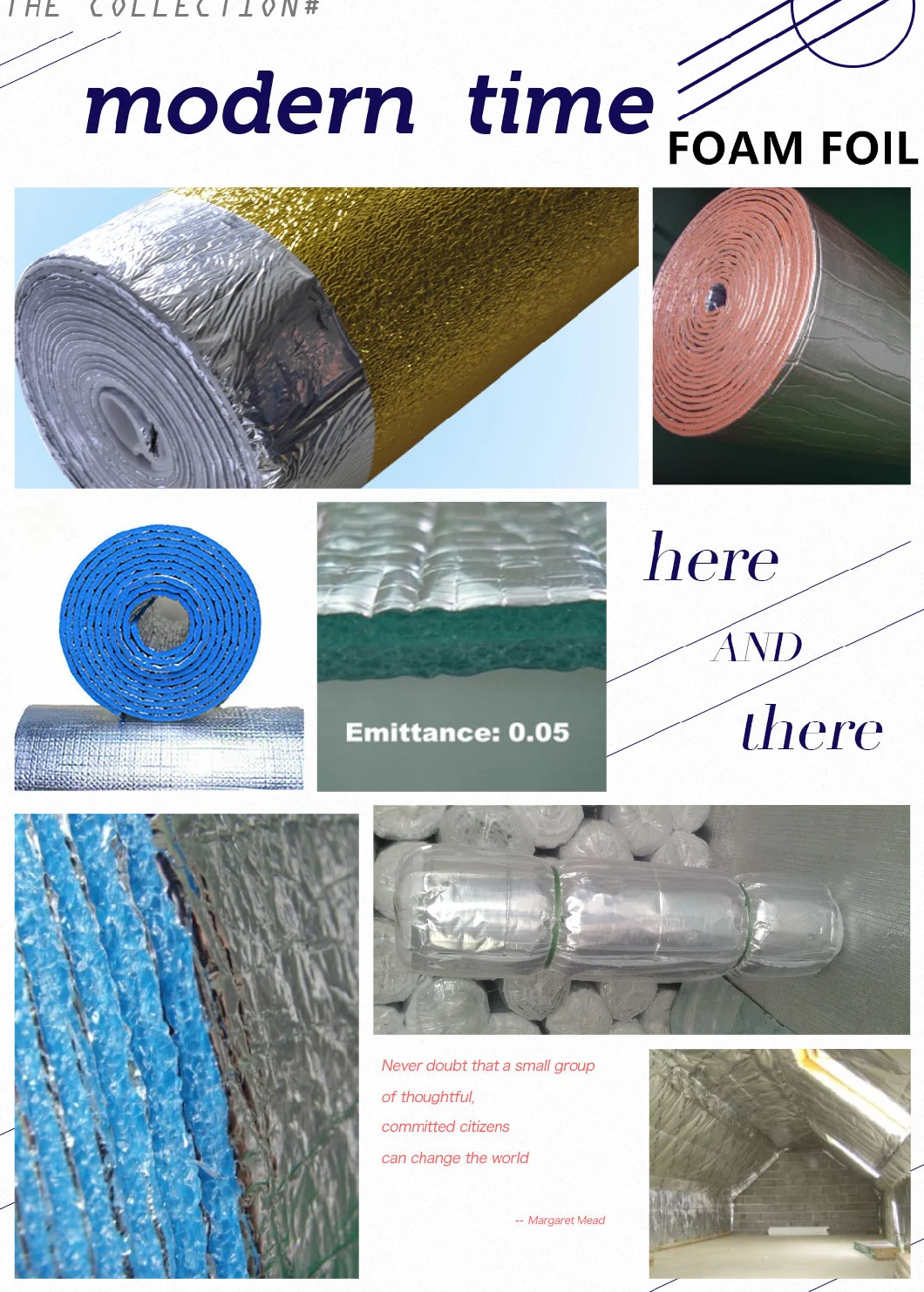 Chase Blue Pack OEM Polyurethane MPET Foams Insulation Material Foam Board Insulation Alu Foil Coated Xxpe Foam Thermal Insulation