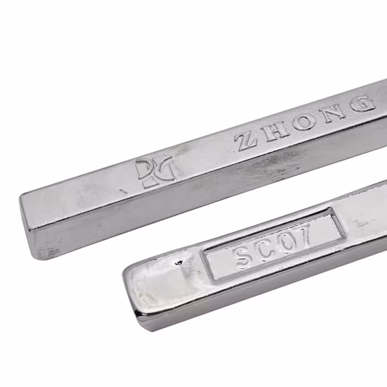 Lead Free Environmental Protection High Temperature Sn99.9 Pure Tin Bar Wave Soldering Insert Welding Material Manufacturer